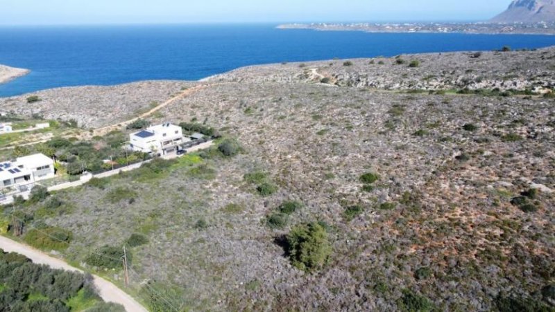 Agios Onoufrios Kreta, Agios Onoufrios: Eckgrundstück mit Meerblick zu verkaufen Grundstück kaufen